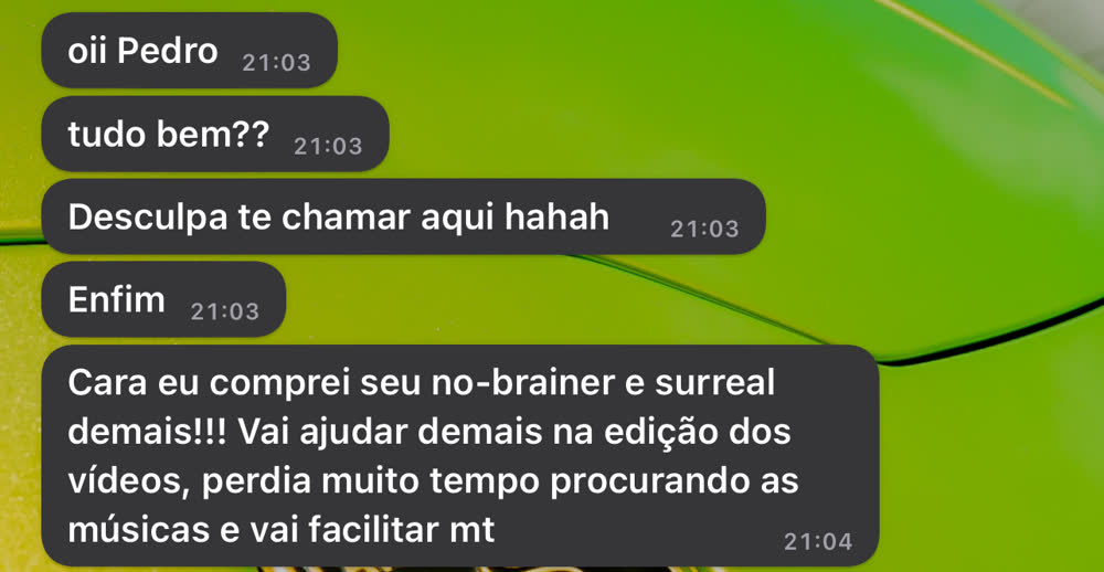 Cliente conta que comprou e achou surreal, que perdia muito tempo procurando as músicas
